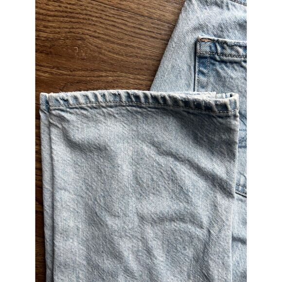 American Eagle Womens 0R Light Wash High-Rise Relaxed Thigh 90's Straight Jean - Picture 16 of 16